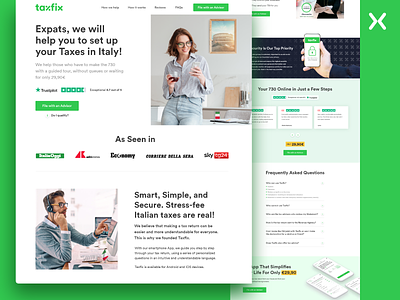 Taxfix | Lead Generation Landing Page