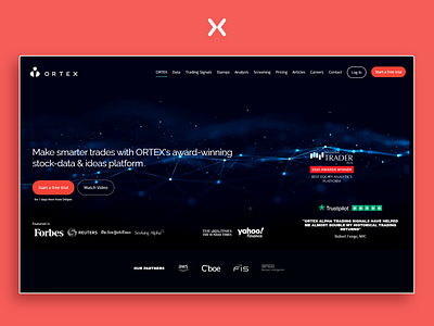 ORTEX | Click-Through Landing Page