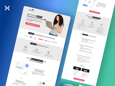 Tribe.XYZ | SaaS Landing Page