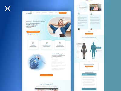 Click-Through Landing Page | Dr TMS Therapy branding click through landing page click through page design dribbble shot graphic design griffith psychiatry specialist landing page design landingpage lead generation lead generation landing page popular design testimonial ui ux video