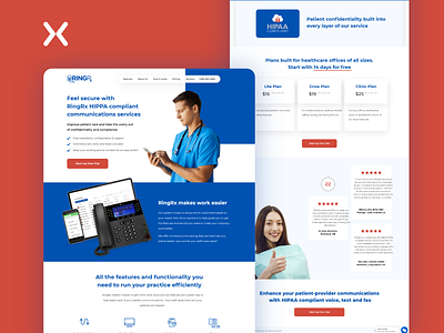 RingRx | Lead Generation Landing Page b2c landing page b2c landing page design design design inspiration dribbble shot graphic design homepage illustration landing landing page design landing page expert landingpage lead capture lead gen lead generation page ui ui inspiration ux webdesign