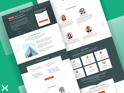 Board Agenda / Webinar landing page