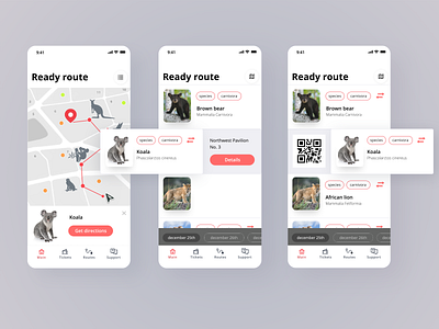 route planning app ios mobile app mobile design ui zoo