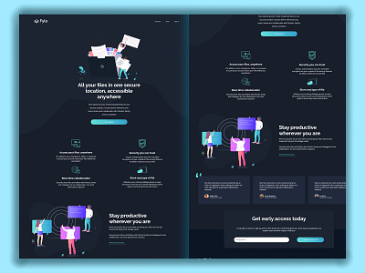 Fylo Recreation - Frontend Mentor (Desktop Edition) branding design frontend designs home [page landing page modern design modern ui modern ux ui uiux ux