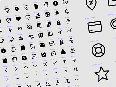 Custom designed icon set custom figmadesign icons pixel perfect zapper