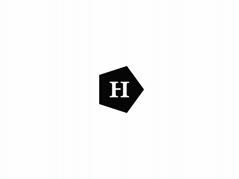 Make Something Historic. animation black gif h historic line logo motion pentagon shape snap white