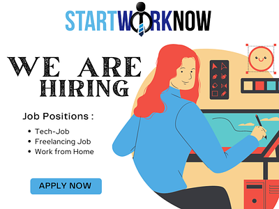 WE ARE HIRING! freelancing freelancingjob job jobs in usa remote jobs work from home