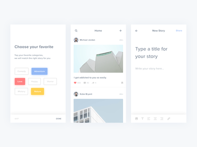 Story App Concept