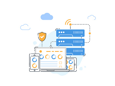 Website Security Illustrations