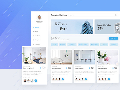 Home Booking Hotel clean dashboard ecommerce home hotel simple ui ux web website