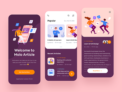 Article App - UI Design