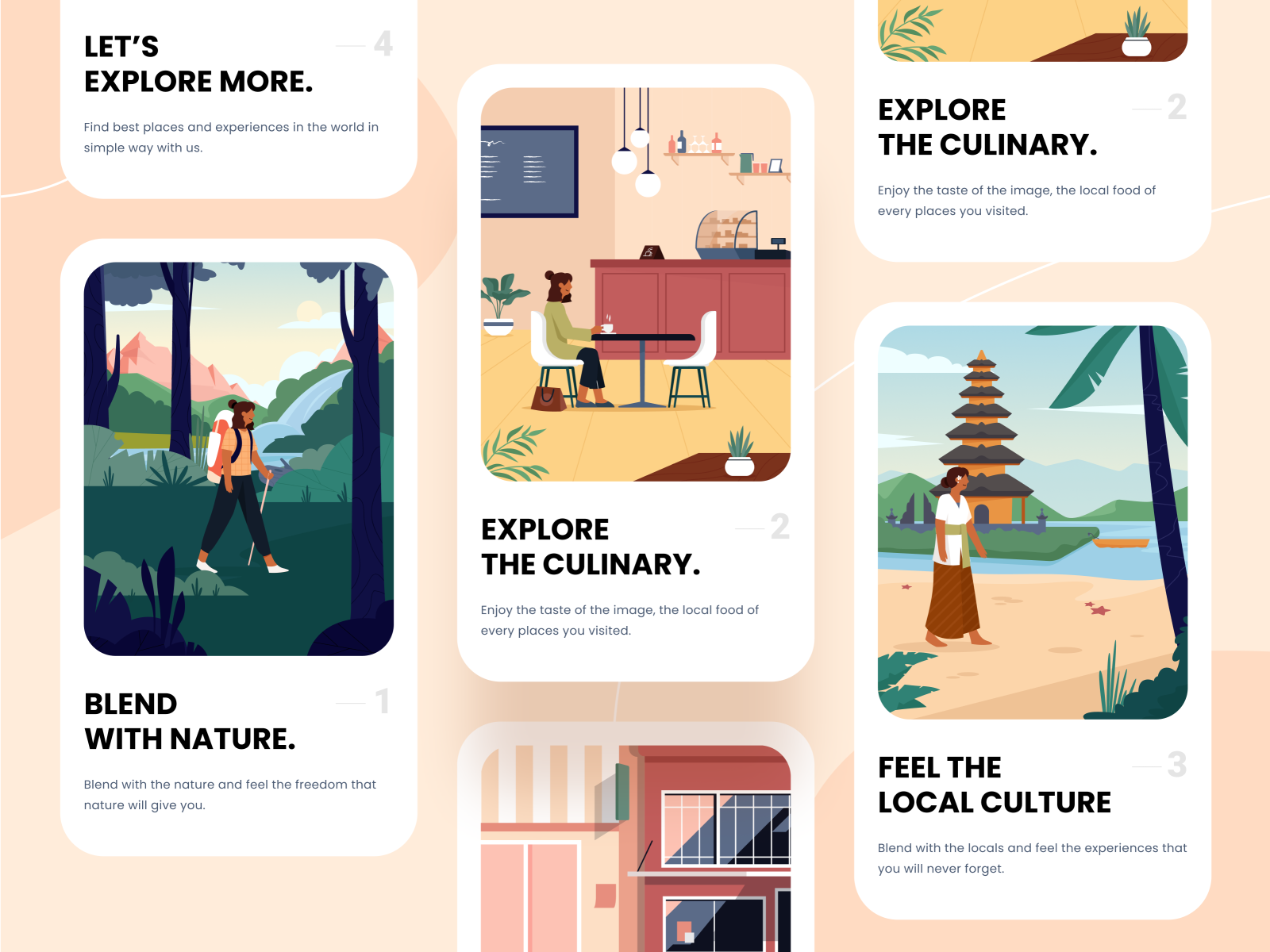 Activity - Card Illustrations 🏞 by Budiarti R. for Orely on Dribbble