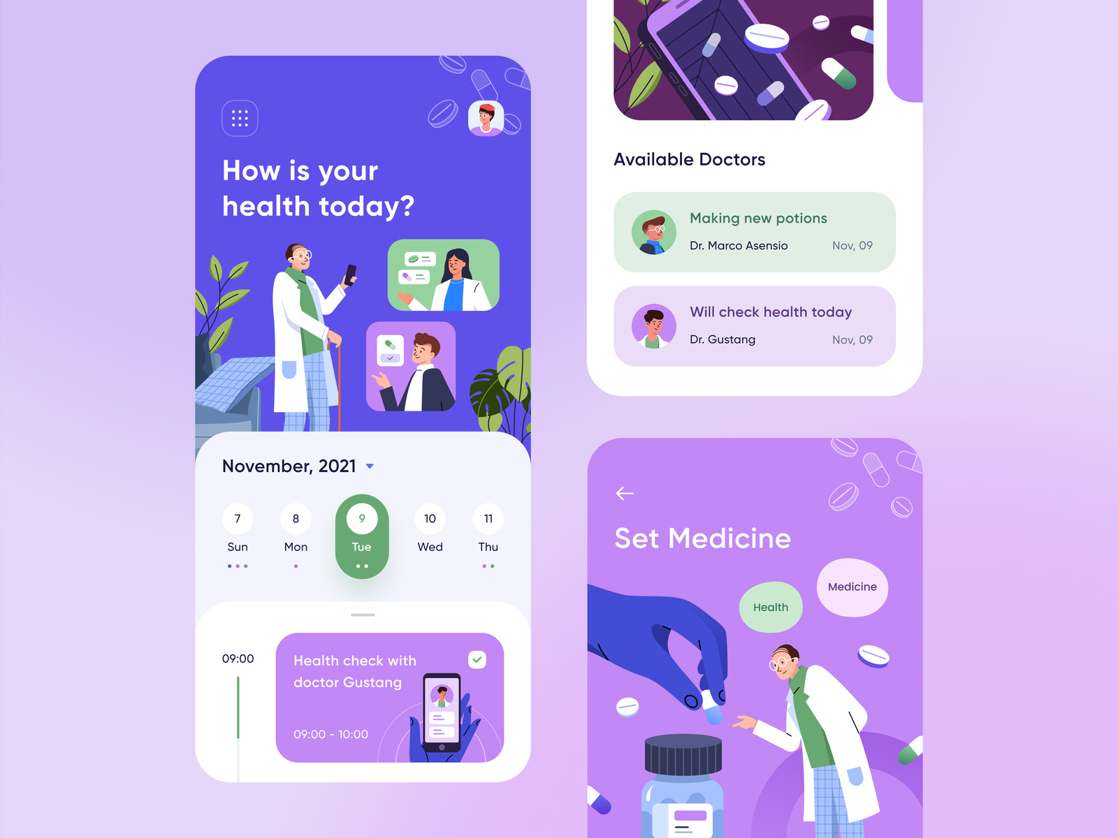 Medicine Reminder App 💊 by Budiarti R. for Orely on Dribbble