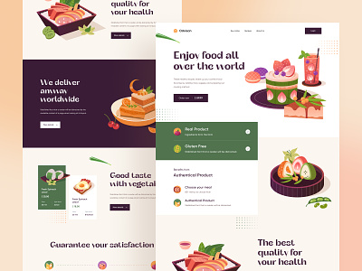 Yummy Food Landing Page 🌭