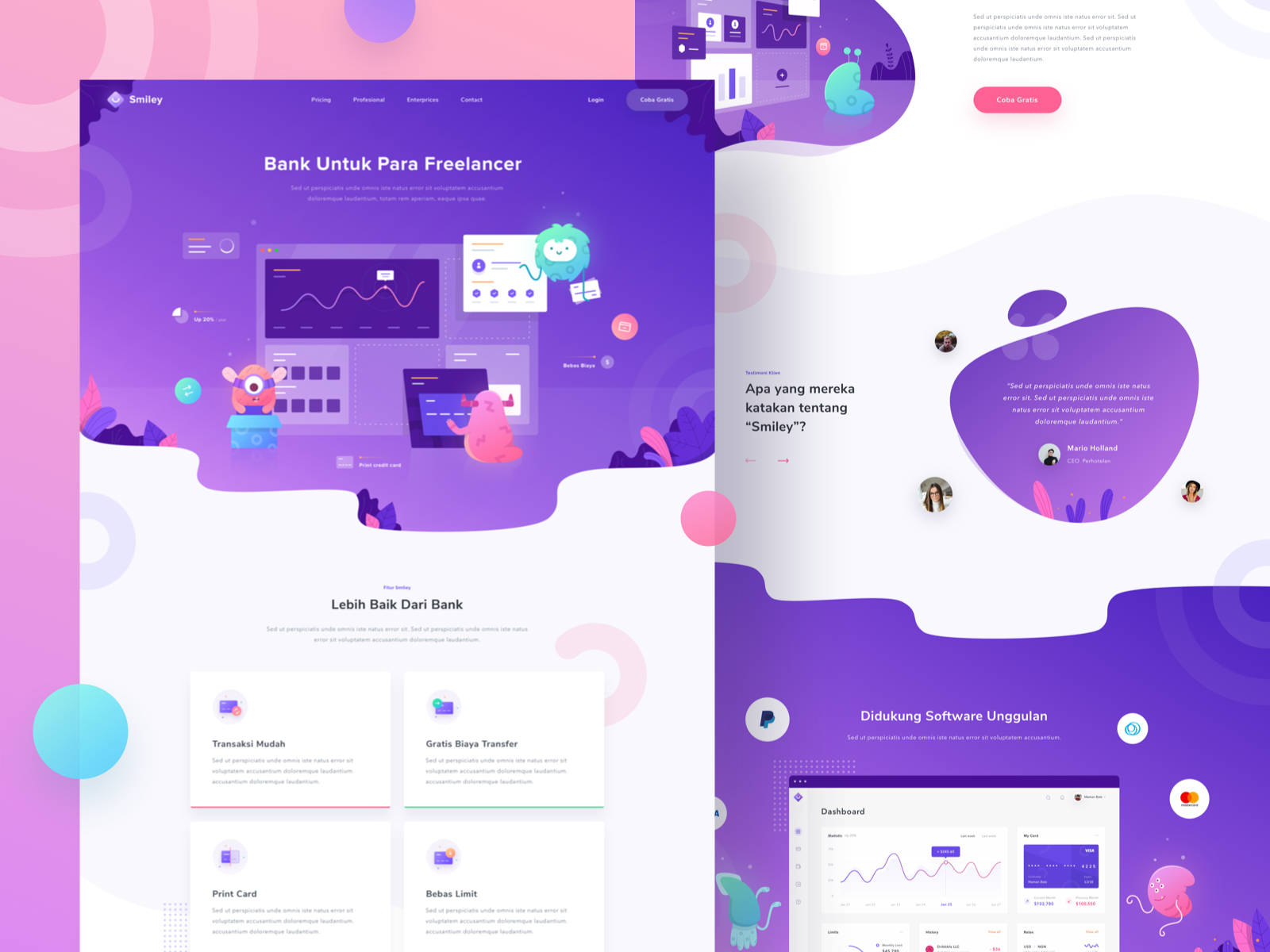 Dribbble - landing_page.png by Budiarti R.
