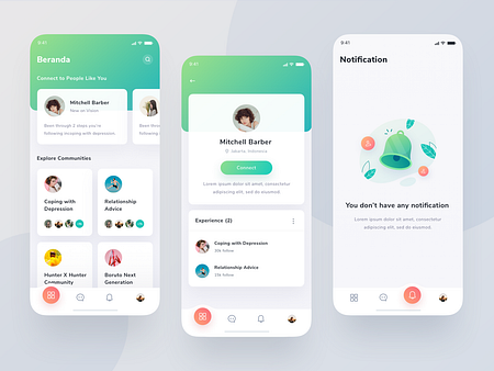 Community App - Exploration By Budiarti R. On Dribbble