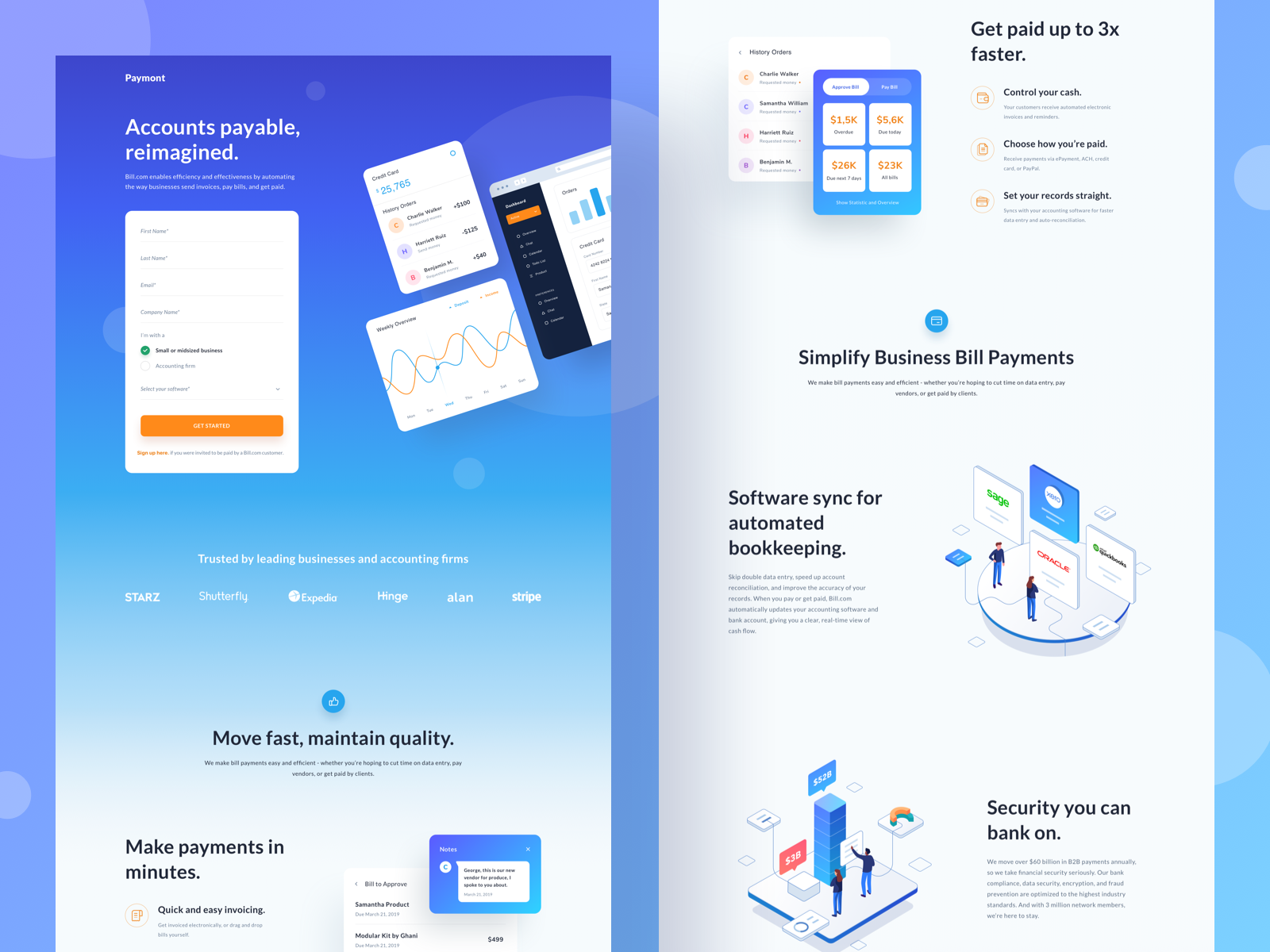 Landing Page by Budiarti R. on Dribbble