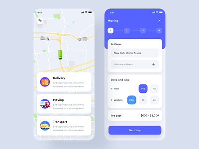 Delivery App UI