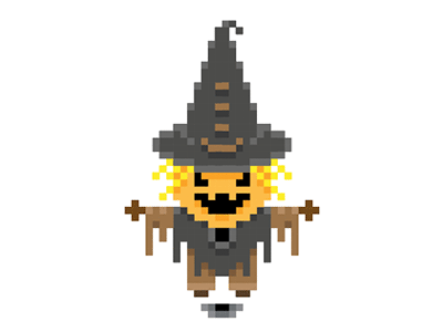 Scarecrow (Idle Animation) animation character illustration pixel art