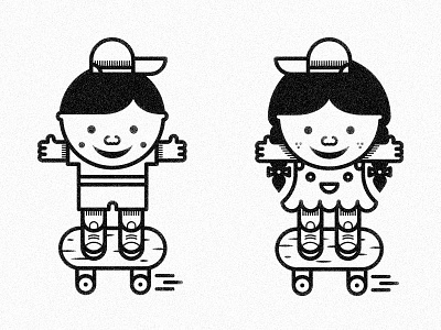 (Super Park) Skaters illustration