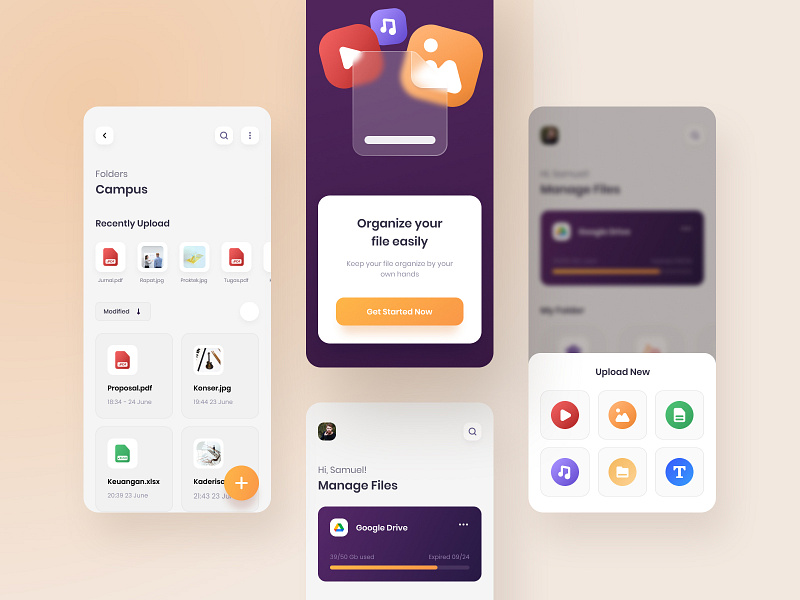 File Manager #Exploration by Bagas Mochammad Rhafi on Dribbble