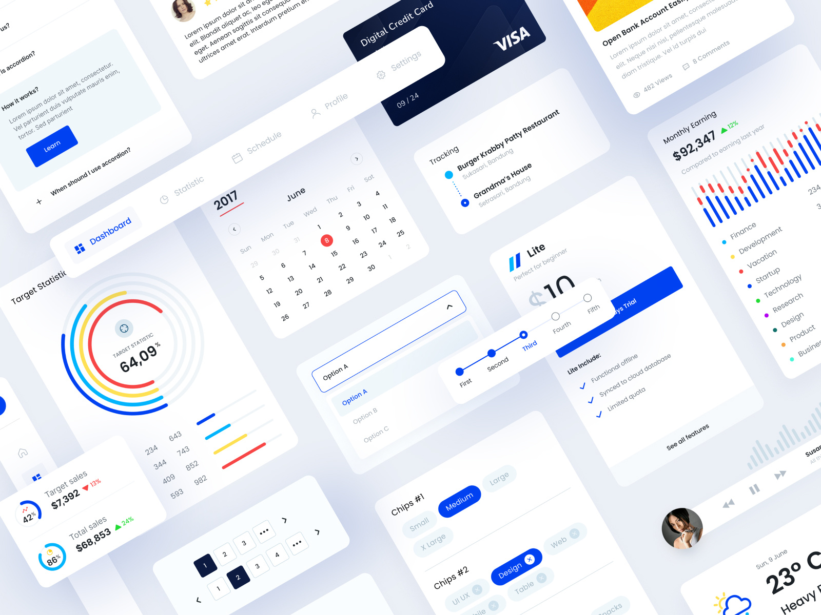 Web UI Elements by Bagas Mochammad Rhafi on Dribbble