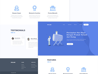 Dulag Website - Landing Page