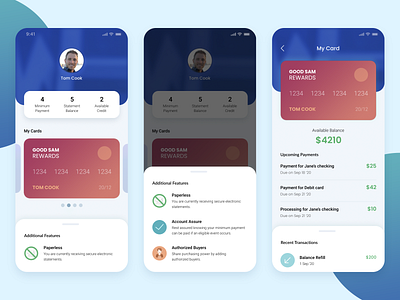 Card Management Mobile App