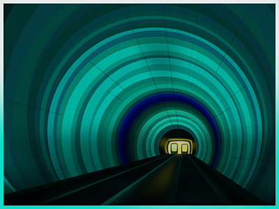 Tunnel conceptdesign design digital illustration digital painting digitalart illustration vector vector art vector artwork