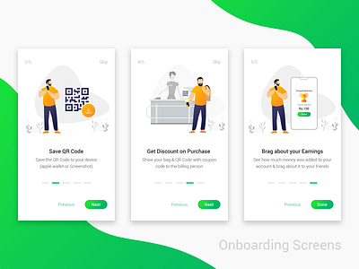 On-boarding Screens conceptdesign design illustration onboarding screens onboarding ui product design ui ui design