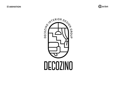Decozino logo animation design graphic design logo logo design logo designer logo motion logodesign logos logotype loop minimal motion motion design motion graphics