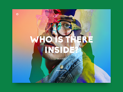 WhoIsThereInside? article banner designlove graphic art header light love peace therealme ui ui web design uidesign ux ux ui webdeisgn website