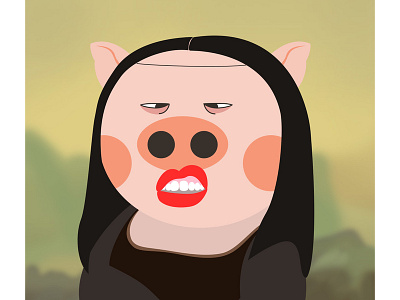 Mona Piggy's Smile