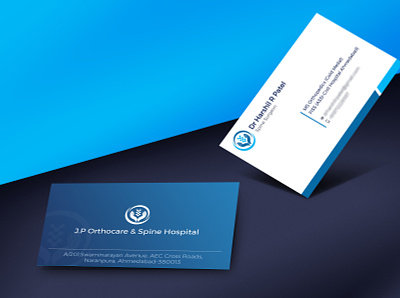 J.P. Ortho Care Business Card and Logo Design business card design logo design stationery design