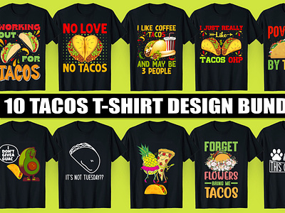 tacos t shirt design Order My fiver account: https://www.fiver branding design graphic design i can make it. illustration t shirt typography vector