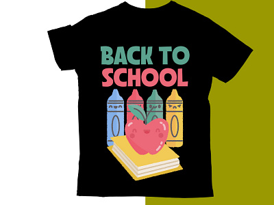 back to school t shirt design