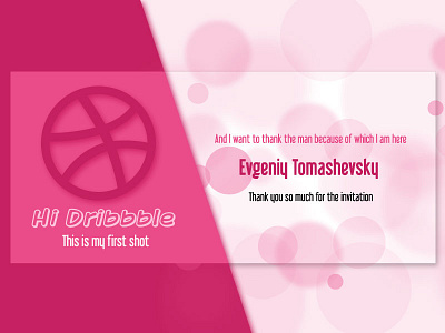 Hello Everyone ! evgeniy tomashevsky t1mash