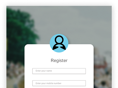 Daily UI #001 Register form