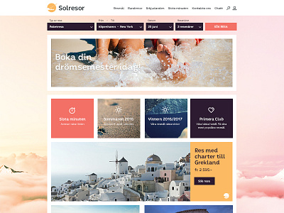 Solresor website webdesign website