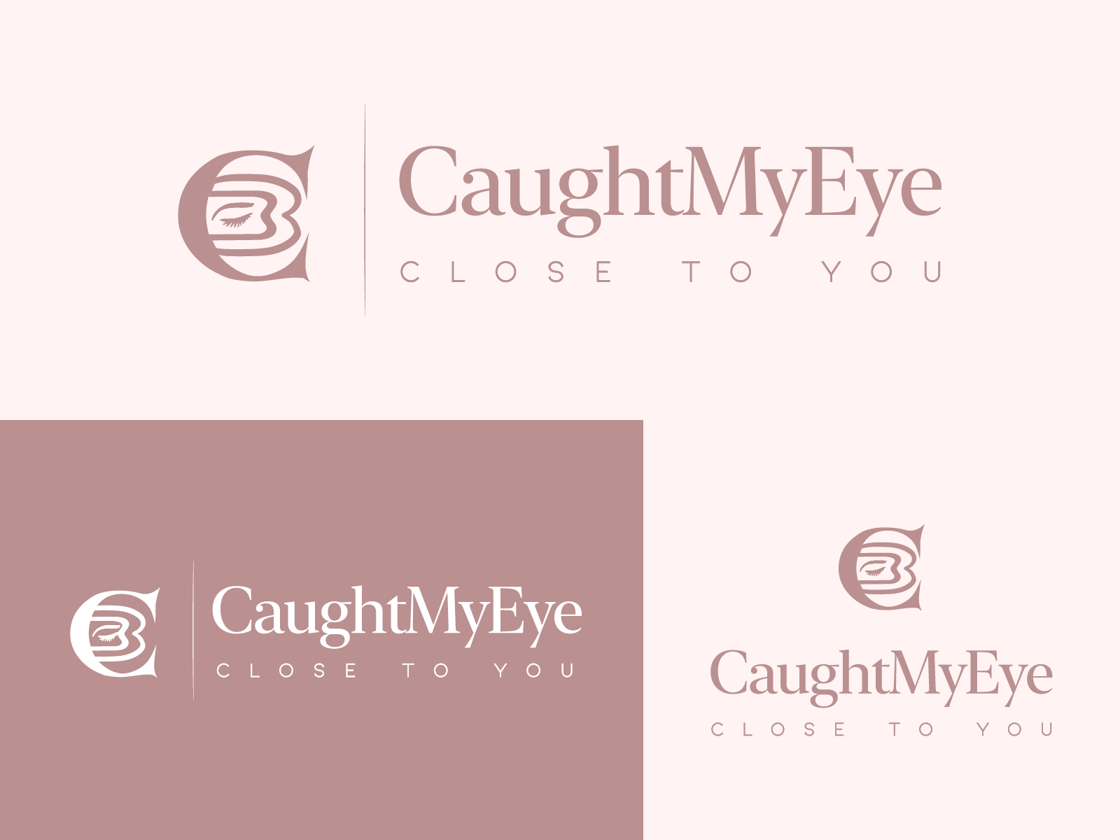 logo-design-for-caught-my-eye-by-eeze-designs-on-dribbble