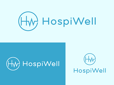 Logo Design for HospiWell brand identity company design graphic design illustration logo logo design medical medical logo minimal minimal logo modern pharmaceutical pharmaceutical logo professional simple logo