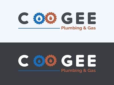 Logo Design for COOGEE adobe illustrator brand identity company creative design gas graphic design illustration logo logo design minimal modern plumbing plumbing and gas professional unique