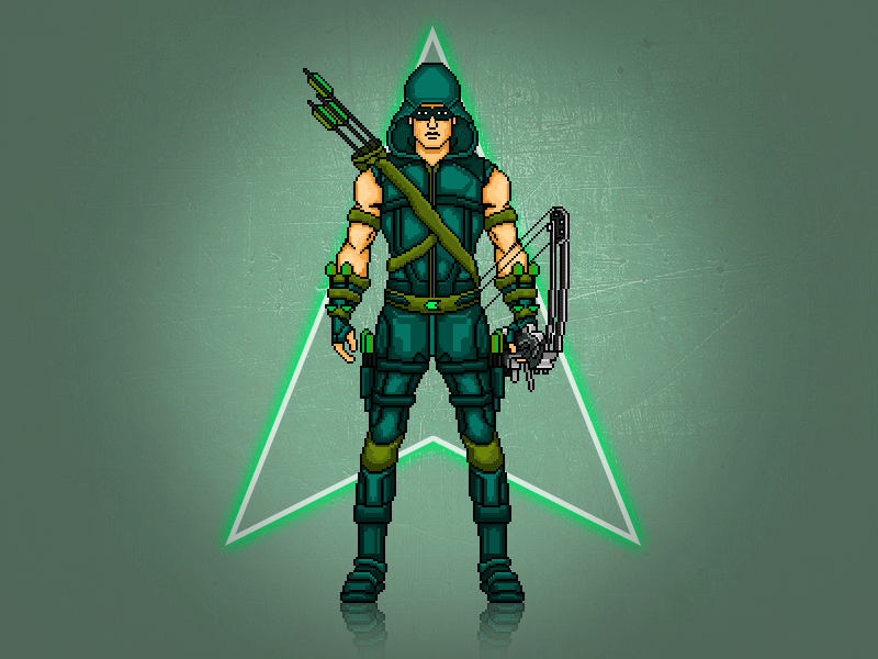 Green Arrow animation archer character comic green arrow illustration superhero