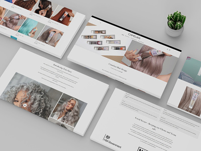 Camelian Hair Design - Full Website Design branding design graphic design typography