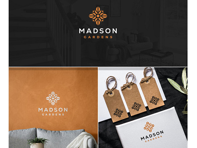 Madson Gardens creative modern minimalist logo design artist artwork brand brand identity brandidentity branding brandingdesign design illustration logo logo design minimal logo