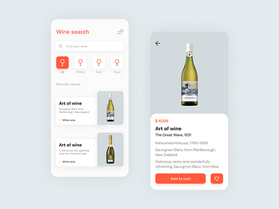 Wine app concept