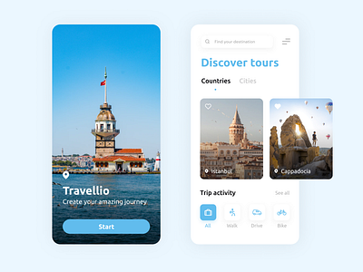 Travel app concept app design city concept country design mobile mobile app travel ui uiux vacation