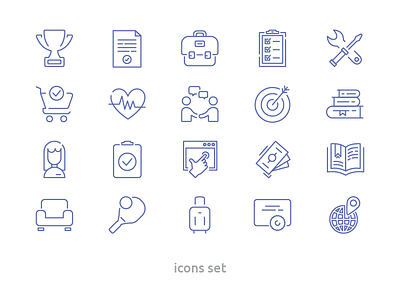 Benefits Icons design icon vector web