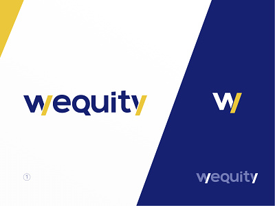 wequity 1 branding business design equity exchange identity investor logo market parallel