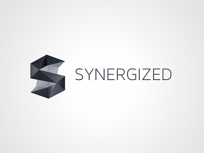 Synergized Logo logo software solutions start-up synergized